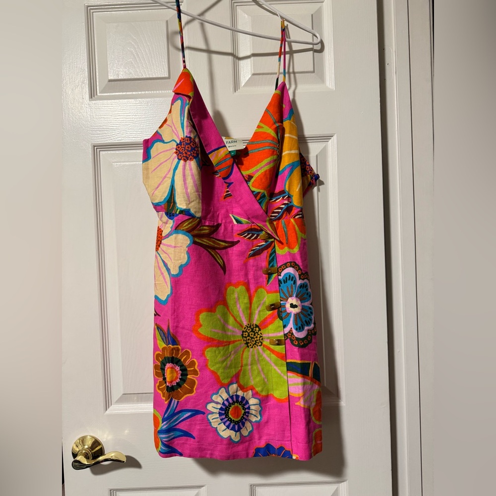 NEW** FARM RIO mini flower dress XL